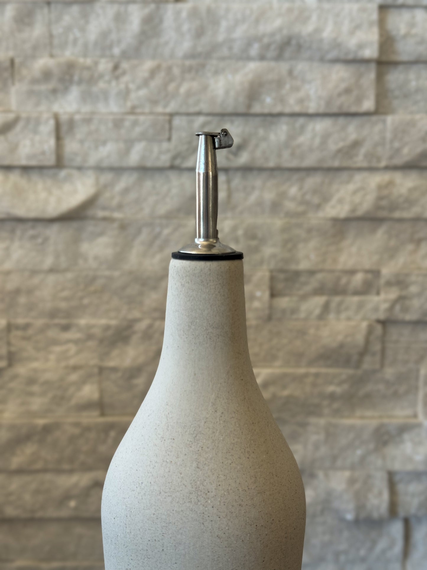 Oil Cruet | Raw Stoneware