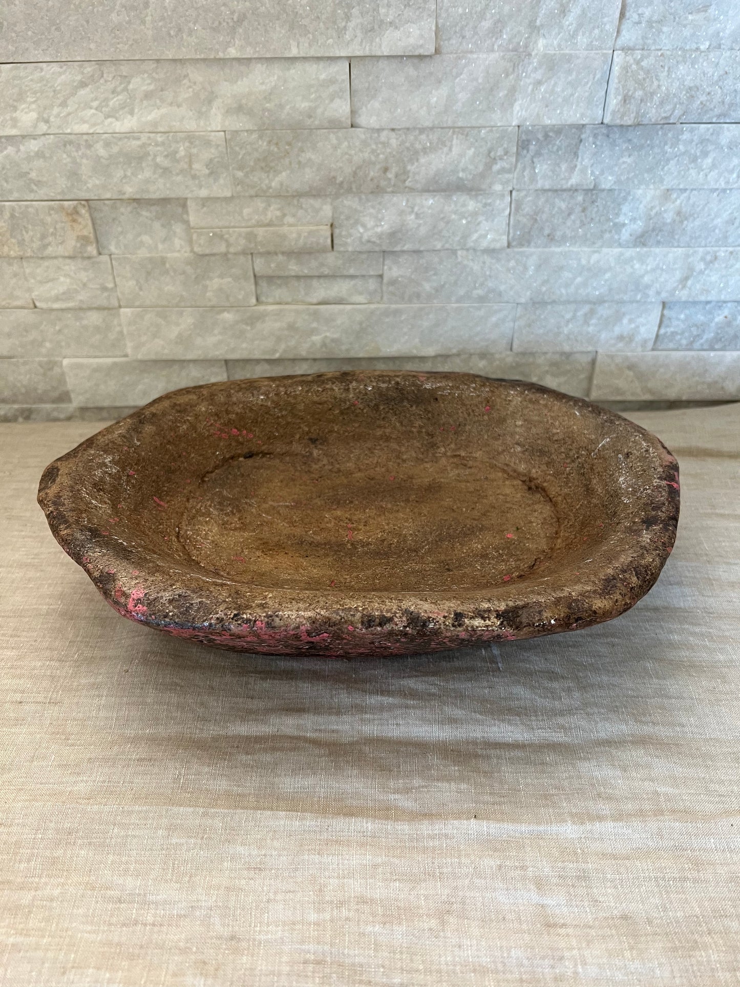 Oval stone plates no.1-2