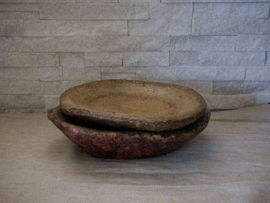 Oval stone plates no.1-2