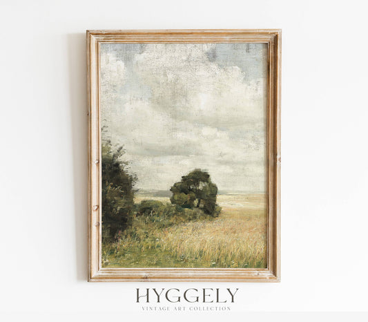 Vintage Golden Field Print